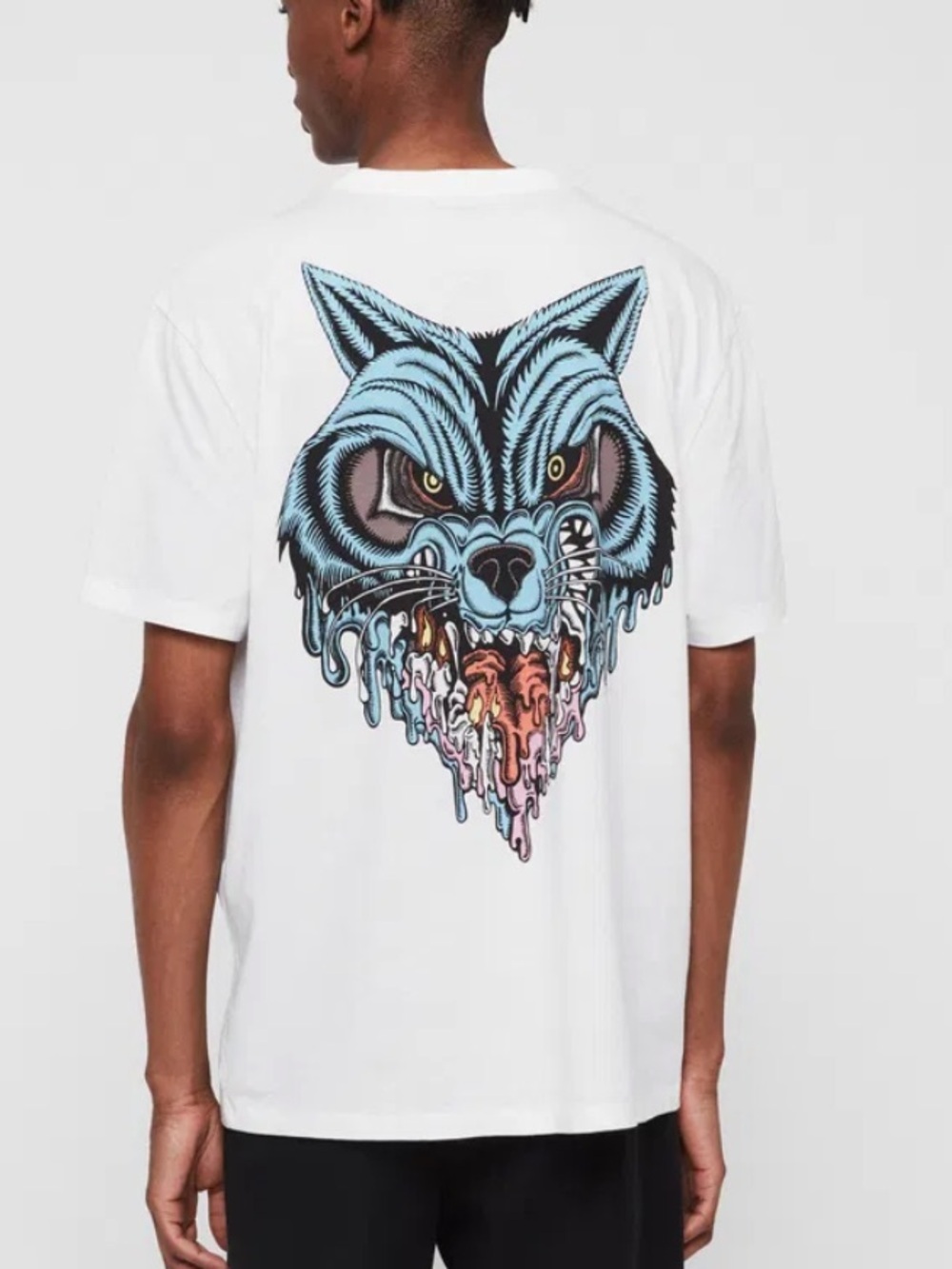 Allsaints waxwolf short sleeve graphic tee shirt men’s XS